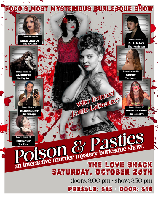 Poison and Pasties! Noco's Most Mysterious Burlesque Show