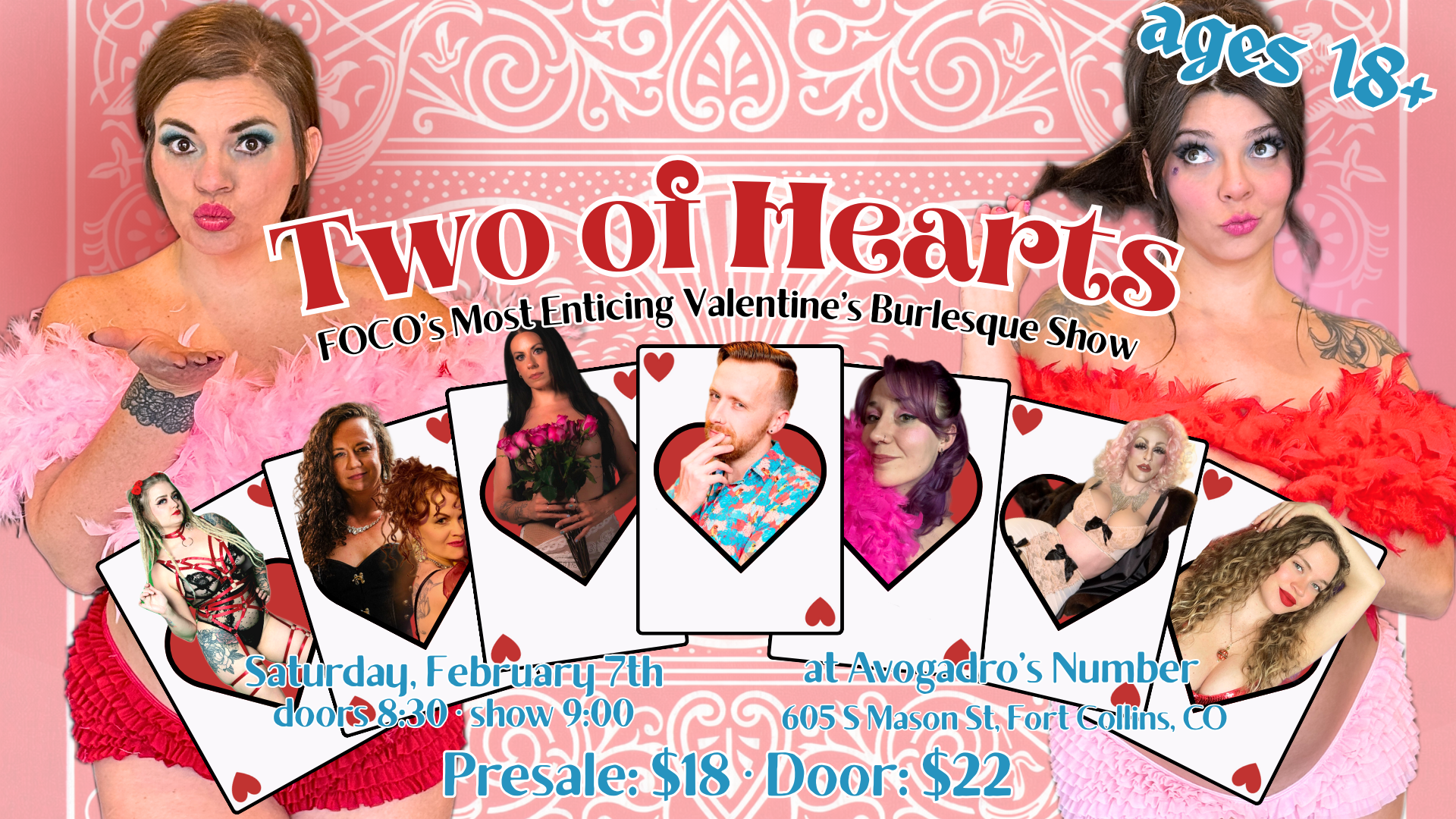 Tainted Hearts Fort Collins Burlesque Poster