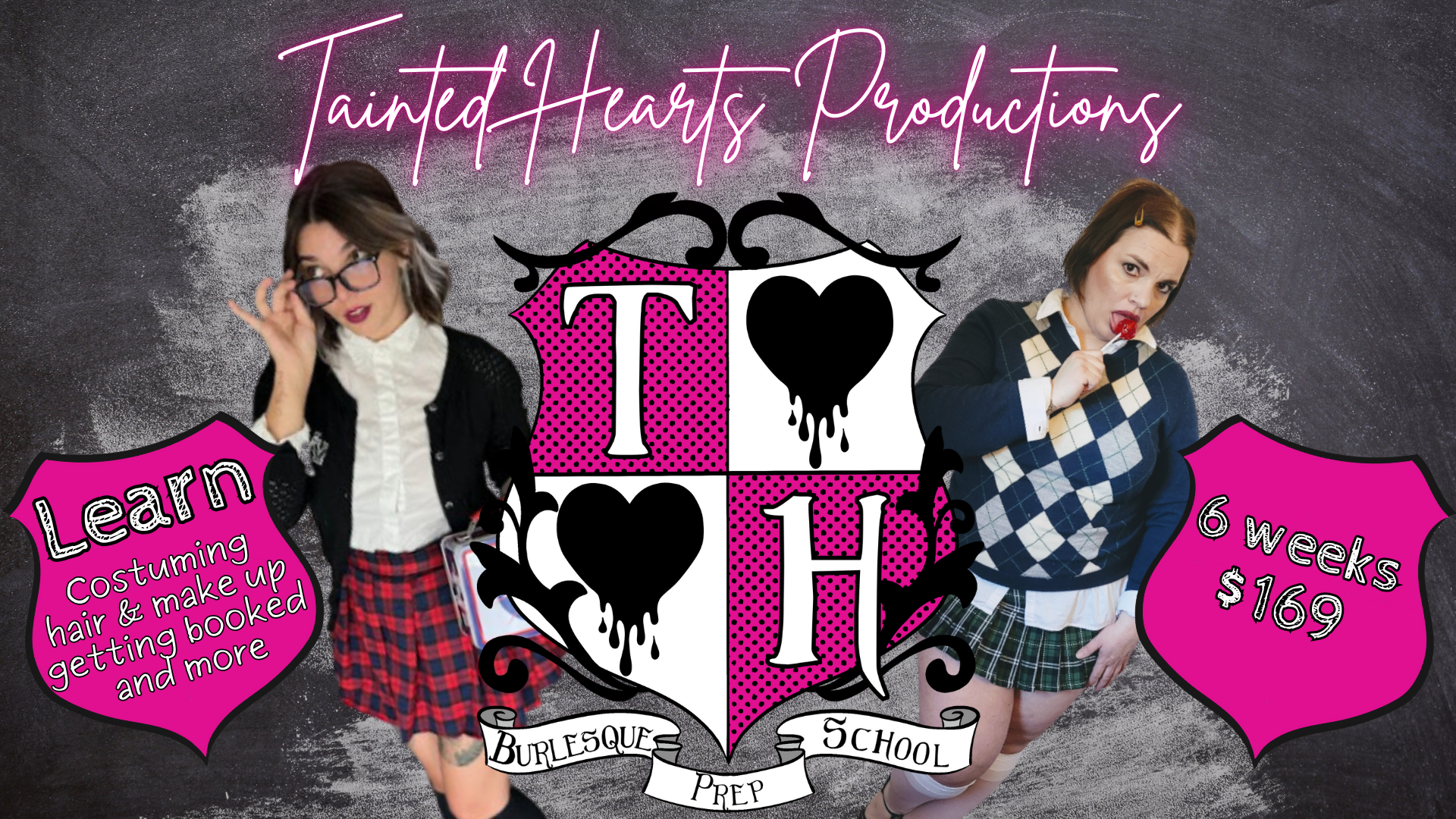TaintedHeartsProductions Burlesque Class Fort Collins Burlesque School with stylish students showing costume options